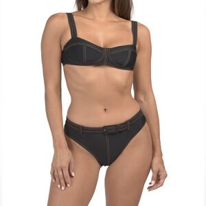 DEVON WINDSOR Julia and Jade bikini Set in black XS